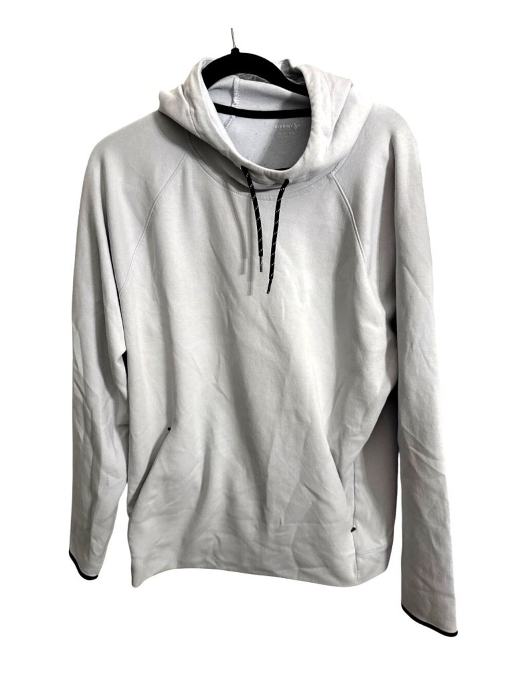 Old Navy Active XL Dynamic Fleece Hoodie 4-Way Stretch Light Gray